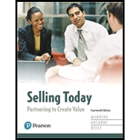 Selling Today Partnering to Create Value   With MyLab Access 14TH 18 Edition, by Gerald Manning Michael Ahearne and Barry Reece - ISBN 9780136169895