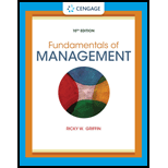 Fundamentals of Management Looseleaf 10TH 22 Edition, by Ricky Griffin - ISBN 9780357517352