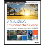 Visualizing Environmental Science Looseleaf   With Access 5TH 17 Edition, by David M Hassenzahl Mary Catherine Hager and Linda R Berg - ISBN 9781119491477
