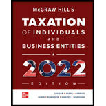 Taxation of Individuals and Business Entities 2022 Looseleaf   With Access 13TH 22 Edition, by Brian C Spilker - ISBN 9781266299285