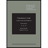Criminal Law Cases and Materials   Text Only 9TH 22 Edition, by Joshua Dressler - ISBN 9781647087708