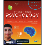 Presenting Psychology 3RD 22 Edition, by Deborah Licht - ISBN 9781319247201