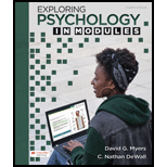 Exploring Psychology in Modules by David G. Myers - ISBN 9781319132125