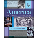 America Essentials Learning Edition Volume 2   Text Only 3RD 22 Edition, by David Emory Shi - ISBN 9780393542912