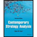 Contemporary Strategy Analysis Text and Cases Edition 11TH 22 Edition, by Robert M Grant - ISBN 9781119815235
