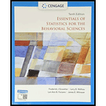 Essentials of Statistics for Behavior Science   With APA Card 10TH 21 Edition, by Frederick J Gravetter - ISBN 9780357601969