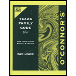 OConnors Texas Family Code Plus 2021 2022 21 Edition, by OConnor - ISBN 9781539222316