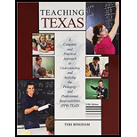 Teaching Texas   With Access 6TH 21 Edition, by Teri Bingham and Conn Thomas - ISBN 9781792461781