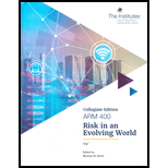 Risk in an Evolving World Custom 19 Edition, by Institutes Staff - ISBN 9780894624698