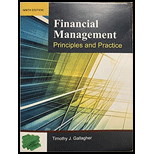 Financial Management Black and White Paperback 9TH 22 Edition, by Timothy J Gallagher - ISBN 9781954156104