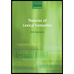 Theories Of Lexical Semantics - Geeraerts