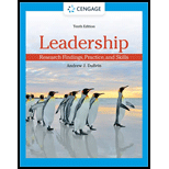 Leadership Research Findings Practice and Skills Looseleaf 10TH 23 Edition, by Andrew J DuBrin - ISBN 9780357716182