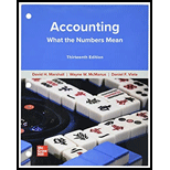 Accounting What the Numbers Mean Looseleaf   With Connect 13TH 23 Edition, by David Marshall - ISBN 9781265461287