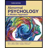 Abnormal Psychology B and W Paperback 3RD 23 Edition, by Brian Burke - ISBN 9781950377459
