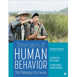 Dimensions of Human Behavior The Changing Life Course Looseleaf 7TH 25 Edition, by Elizabeth D Hutchison - ISBN 9781071936863