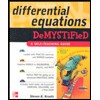 Differential Equations Demystified: A Self-Teaching Guide (Paperback) by Steven G. Krantz - ISBN 9780071440257