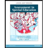 Assessment-in-Special-Education-Ed-Looseleaf, by Raymond-H-Witte-and-Michael-F-Woodin - ISBN 9780132108195