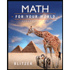 Math-for-Your-World, by Robert-Blitzer - ISBN 9780133922936