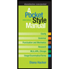 Pocket Style Manual - With Portfolio Keeping by Diana Hacker - ISBN 9780312536695