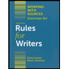 Rules for Writers-Working With Sources -  7th edition