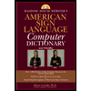 cover of Random House Webster`s American Sign Language Computer Dictionary