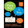 They Say, I Say: The Moves That Matter in Academic Writing by Gerald Graff - ISBN 9780393933611