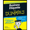 Business Etiquette for Dummies by Sue Fox - ISBN 9780470147092