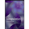 cover of Linguistics : An Introduction