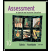 Assessment-Special-and-Inclusive-Education, by John-Salvia-James-Ysseldyke-and-Sara-Bolt - ISBN 9780618692699