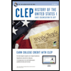 CLEP History of the United States I by Editors of REA - ISBN 9780738610375