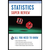 Statistics: Super Review by Research & Education Association - ISBN 9780738611242