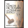 Concise Dictionary of Crime and Justice by Mark S. Davis - ISBN 9780761921769