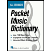Hal Leonard Pocket Music Dictionary by Hal Leonard - ISBN 9780793516544