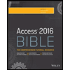 Access 2016 Bible by Michael A. Alexander - ISBN 9781119086543
