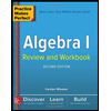 Practice Makes Perfect Algebra - Workbook by Carolyn Wheater - ISBN 9781260026443