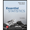 Essential Statistics, 3rd Edition