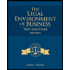 Legal-Environment-of-Business, by Frank-B-Cross-and-Roger-LeRoy-Miller - ISBN 9781285428949