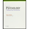 cover of Psychology: Themes and Variations (Looseleaf) - Package (10th edition)