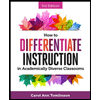 How to Differentiate Instruction in Academically Diverse Classrooms by Carol Ann Tomlinson - ISBN 9781416623304