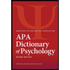 APA Dictionary of Psychology by American Psychological Association - ISBN 9781433819445