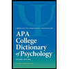 APA College Dictionary of Psychology by American Psychological Association - ISBN 9781433821585