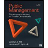Public-Management-Thinking-and-Acting-in-Three-Dimensions, by Carolyn-J-Hill-and-Laurence-E-Lynn - ISBN 9781483344324