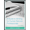 Guide to Writing for Human Service Professionals by Morley D. Glicken - ISBN 9781538106204