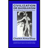 Civilization-or-Barbarism, by Cheikh-A-Diop - ISBN 9781556520488