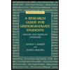 Research Guide for Undergraduate Students by Nancy L. Baker - ISBN 9780873529242