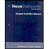 Neue Horizonte Student Activities Manual 8th Edition 9781133946175 Textbooks 