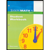 Saxon Math 1 Student Workbook and Materials   Package ((3RD)08)