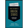 Pocket Dictionary of Biblical Studies by Arthur G. Patzia - ISBN 9780830814671