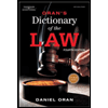Orans-Dictionary-of-the-Law, by Daniel-Oran-and-Mark-Tosti - ISBN 9781111319151