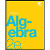College Algebra (OER) by OpenStax  Ed. - ISBN 9781711494029